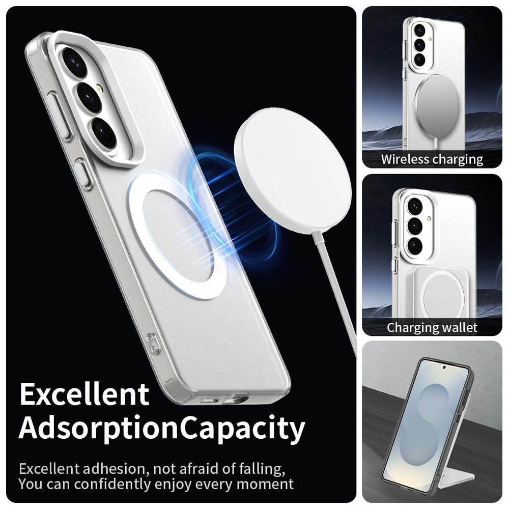 MagSafe cover til Samsung Galaxy S26 Plus, Techsuit, CandyCase, Hvid