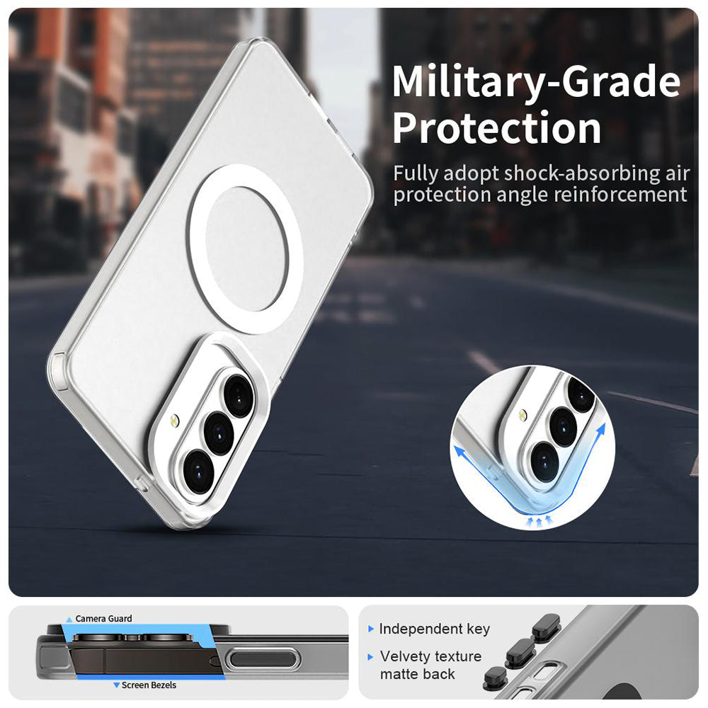 MagSafe cover til Samsung Galaxy S26 Plus, Techsuit, CandyCase, Hvid