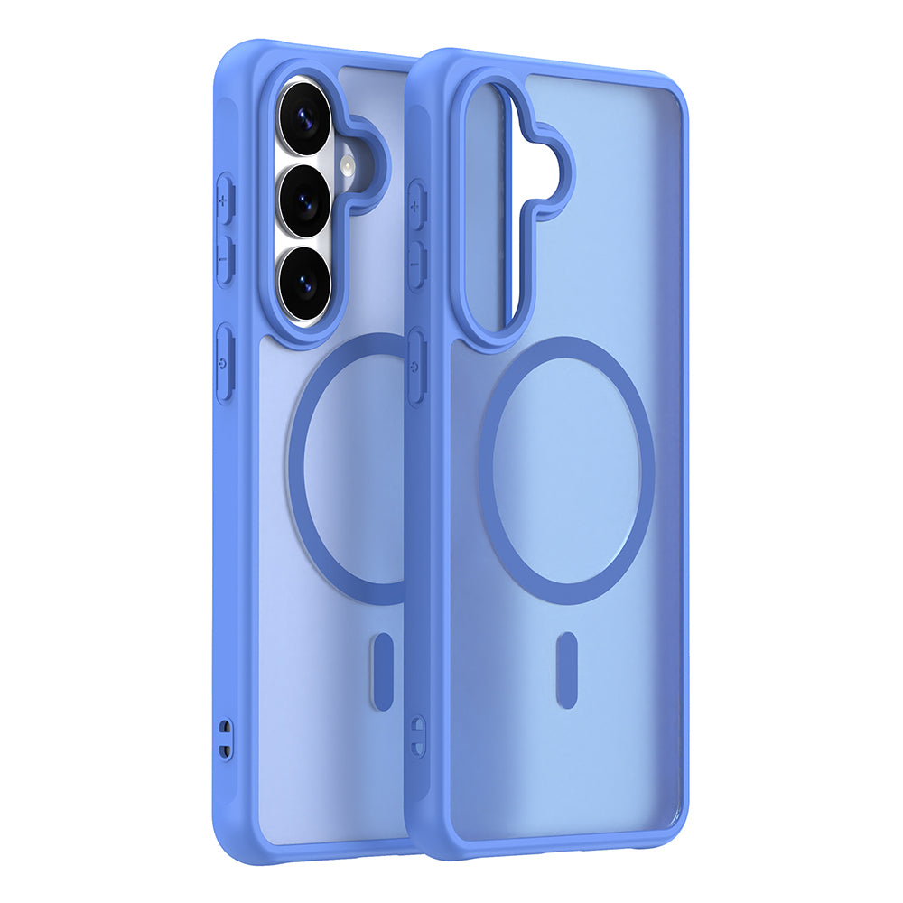 MagSafe Case for Samsung Galaxy S26 Plus S947, Techsuit, HaloFrost II, Blue