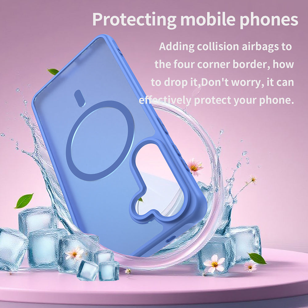 MagSafe Case for Samsung Galaxy S26 Plus S947, Techsuit, HaloFrost II, Blue
