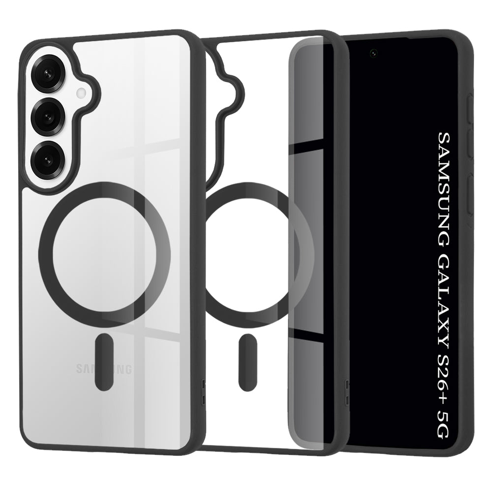 MagSafe cover til Samsung Galaxy S26 Plus S947, Techsuit, Pro, Sort