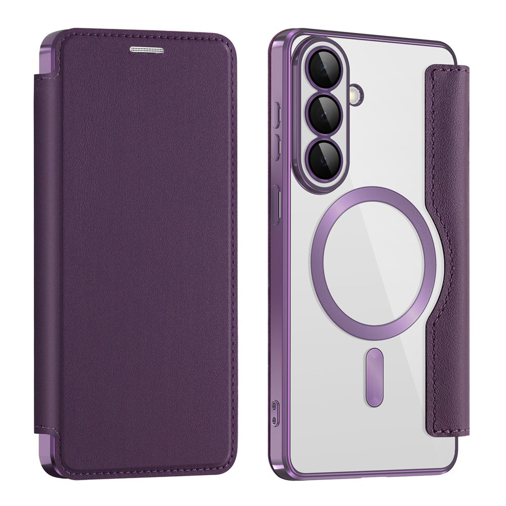 MagSafe cover til Samsung Galaxy S26 Plus S947, Techsuit, SmartMag Book, Lilla