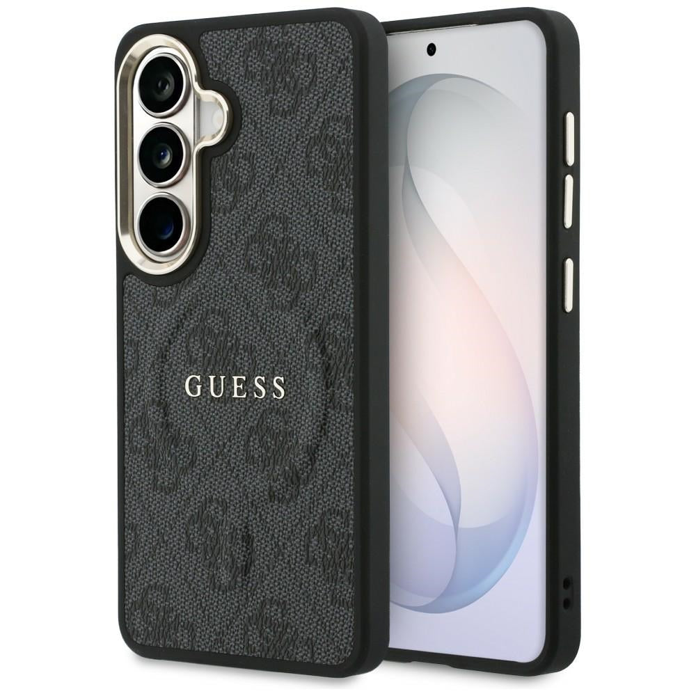 MagSafe cover til Samsung Galaxy S26 S942, Guess, 4G Embossed Ring, Sort