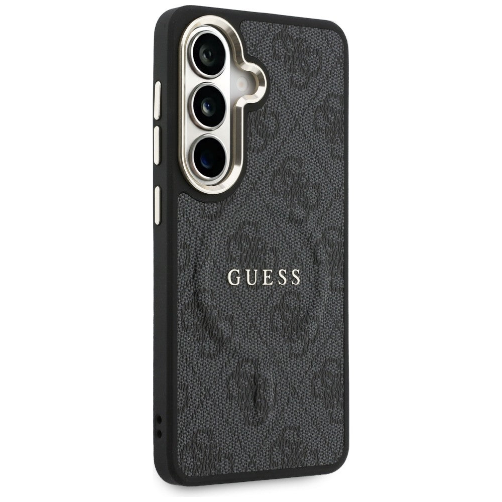 MagSafe cover til Samsung Galaxy S26 S942, Guess, 4G Embossed Ring, Sort