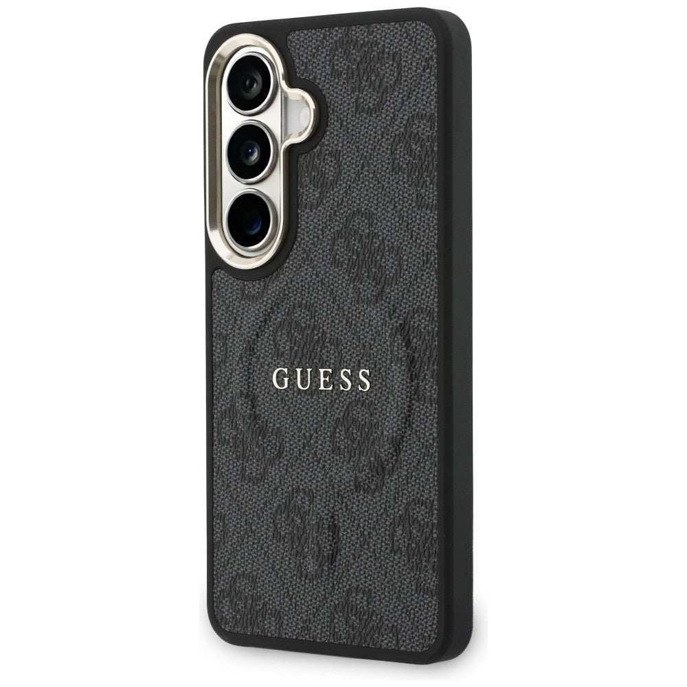 MagSafe cover til Samsung Galaxy S26 S942, Guess, 4G Embossed Ring, Sort