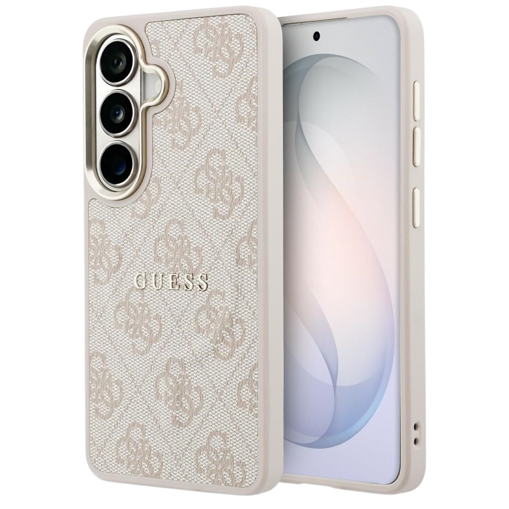MagSafe cover til Samsung Galaxy S26 S942, Guess, 4G Embossed Ring, Pink
