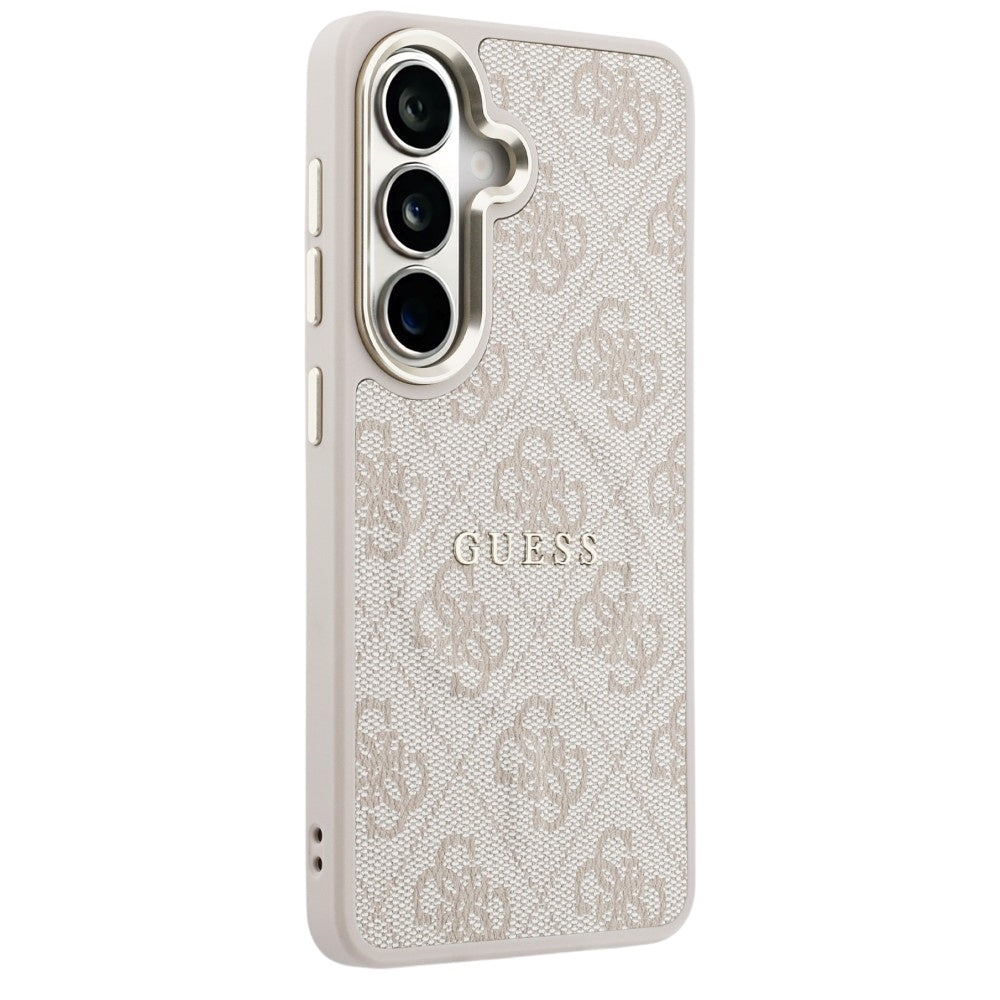 MagSafe cover til Samsung Galaxy S26 S942, Guess, 4G Embossed Ring, Pink
