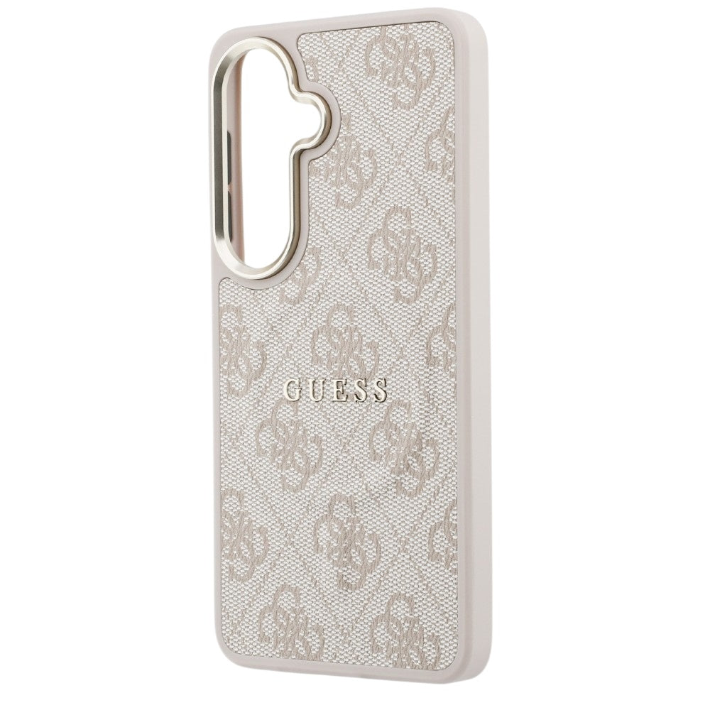 MagSafe cover til Samsung Galaxy S26 S942, Guess, 4G Embossed Ring, Pink
