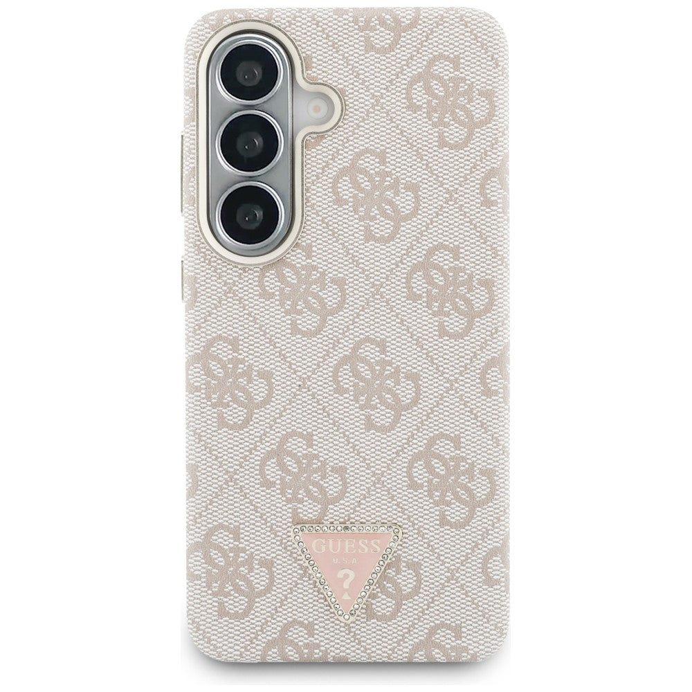 MagSafe cover til Samsung Galaxy S26 S942, Guess, 4G Triangle Logo, Pink