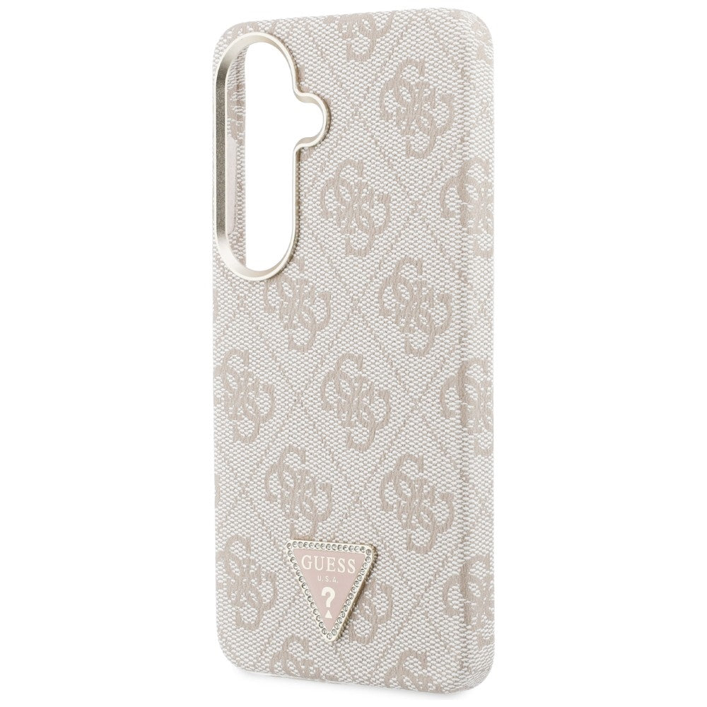MagSafe cover til Samsung Galaxy S26 S942, Guess, 4G Triangle Logo, Pink