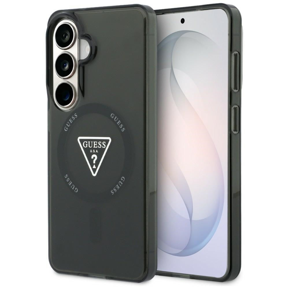 MagSafe cover til Samsung Galaxy S26 S942, Guess, IML Gradient Triangle Logo, Sort