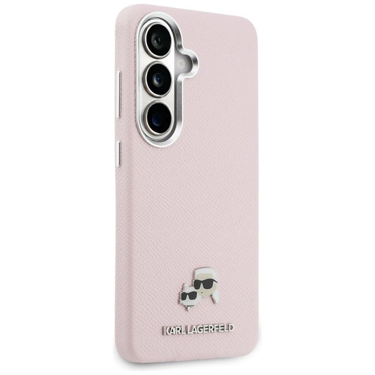 MagSafe cover til Samsung Galaxy S26 S942, Karl Lagerfeld, Karl & Choupette Head's Pin, Pink