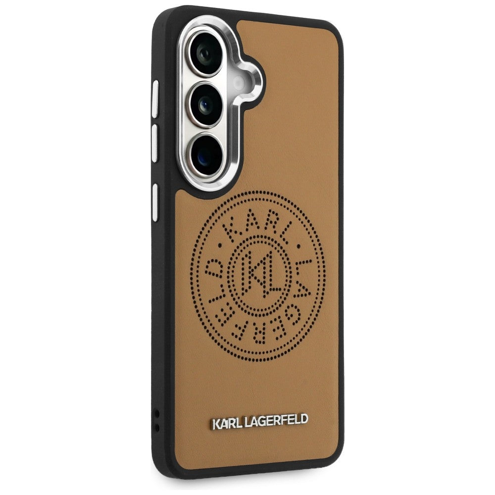 MagSafe cover til Samsung Galaxy S26 S942, Karl Lagerfeld, Karl Round Point Logo, Brun