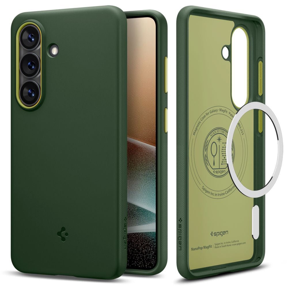 MagSafe cover til Samsung Galaxy S26 S942, Spigen, Caseology Nano Pop, Grøn ACS11067