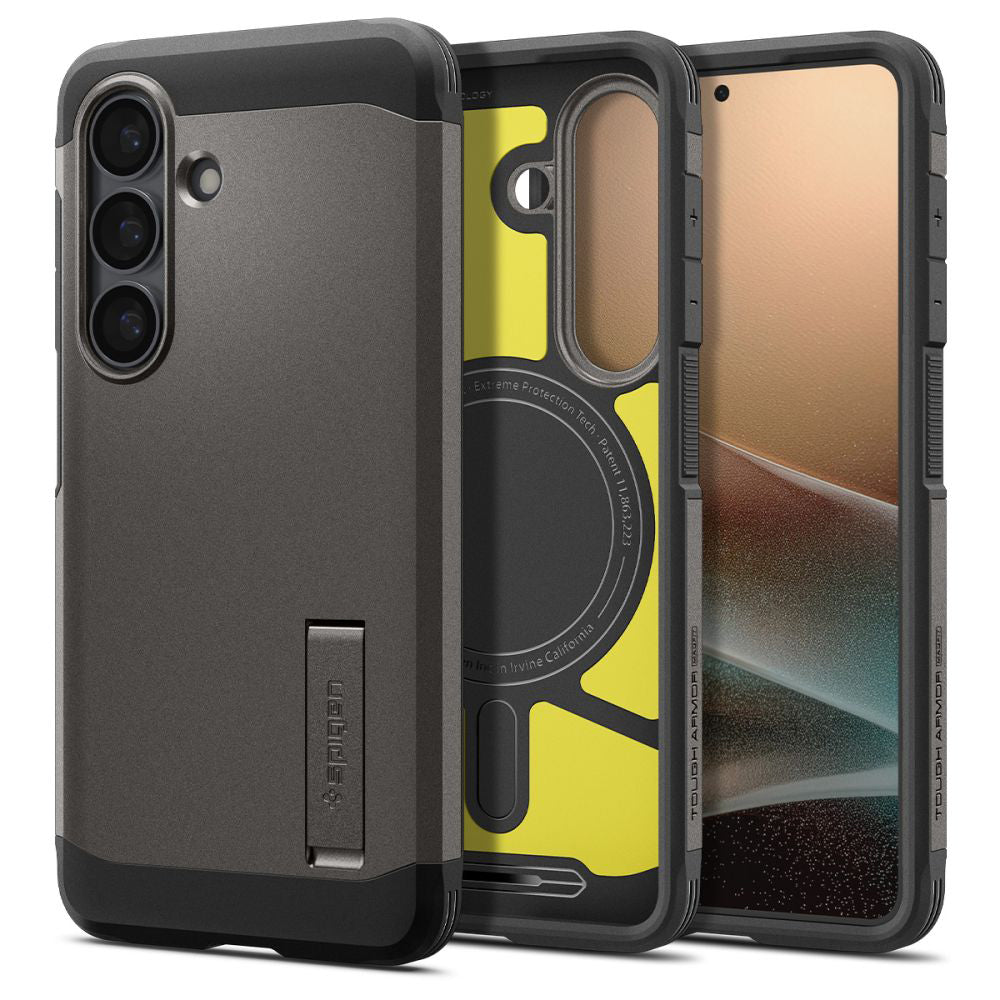 MagSafe cover til Samsung Galaxy S26 S942, Spigen, Tough Armor, Grå ACS10739
