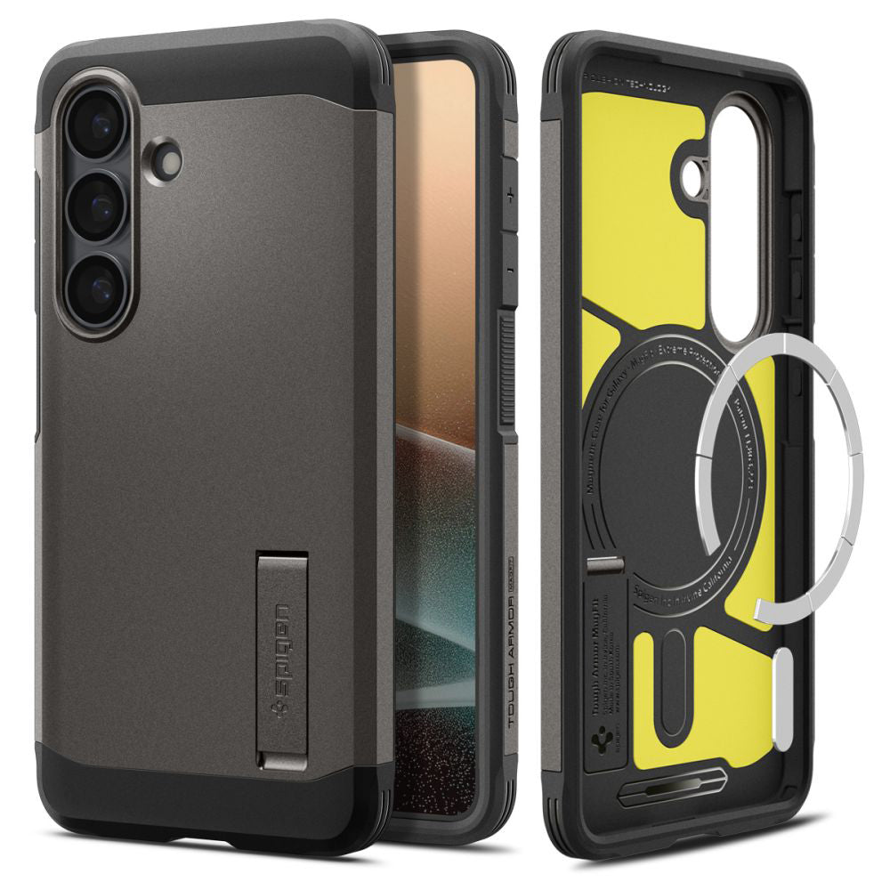MagSafe cover til Samsung Galaxy S26 S942, Spigen, Tough Armor, Grå ACS10739