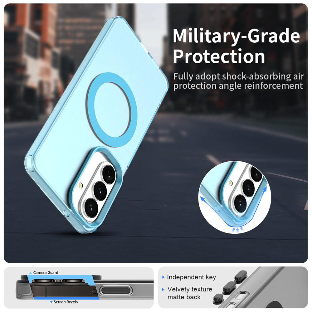 MagSafe cover til Samsung Galaxy S26 S942, Techsuit, CandyCase, Blå