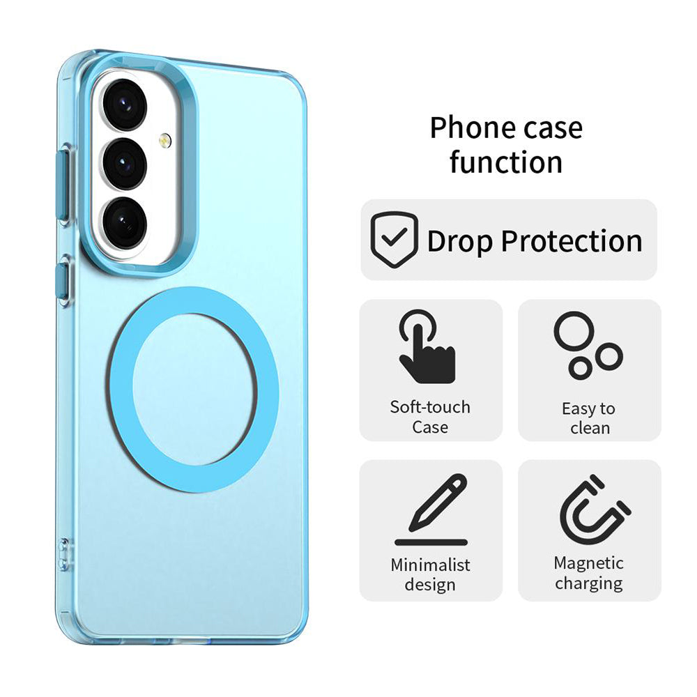 MagSafe cover til Samsung Galaxy S26 S942, Techsuit, CandyCase, Blå
