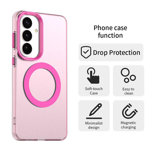 MagSafe cover til Samsung Galaxy S26, Techsuit, CandyCase, Pink