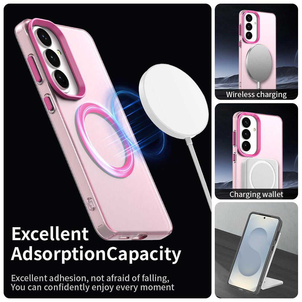 MagSafe cover til Samsung Galaxy S26 S942, Techsuit, CandyCase, Pink