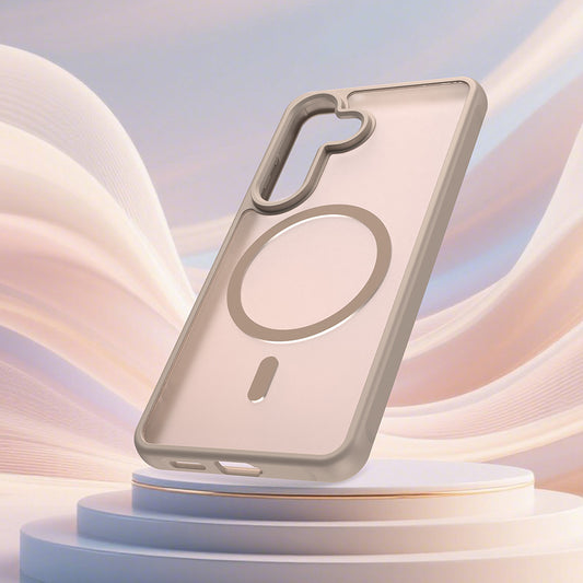 MagSafe cover til Samsung Galaxy S26, Techsuit, HaloFrost II, Gylden