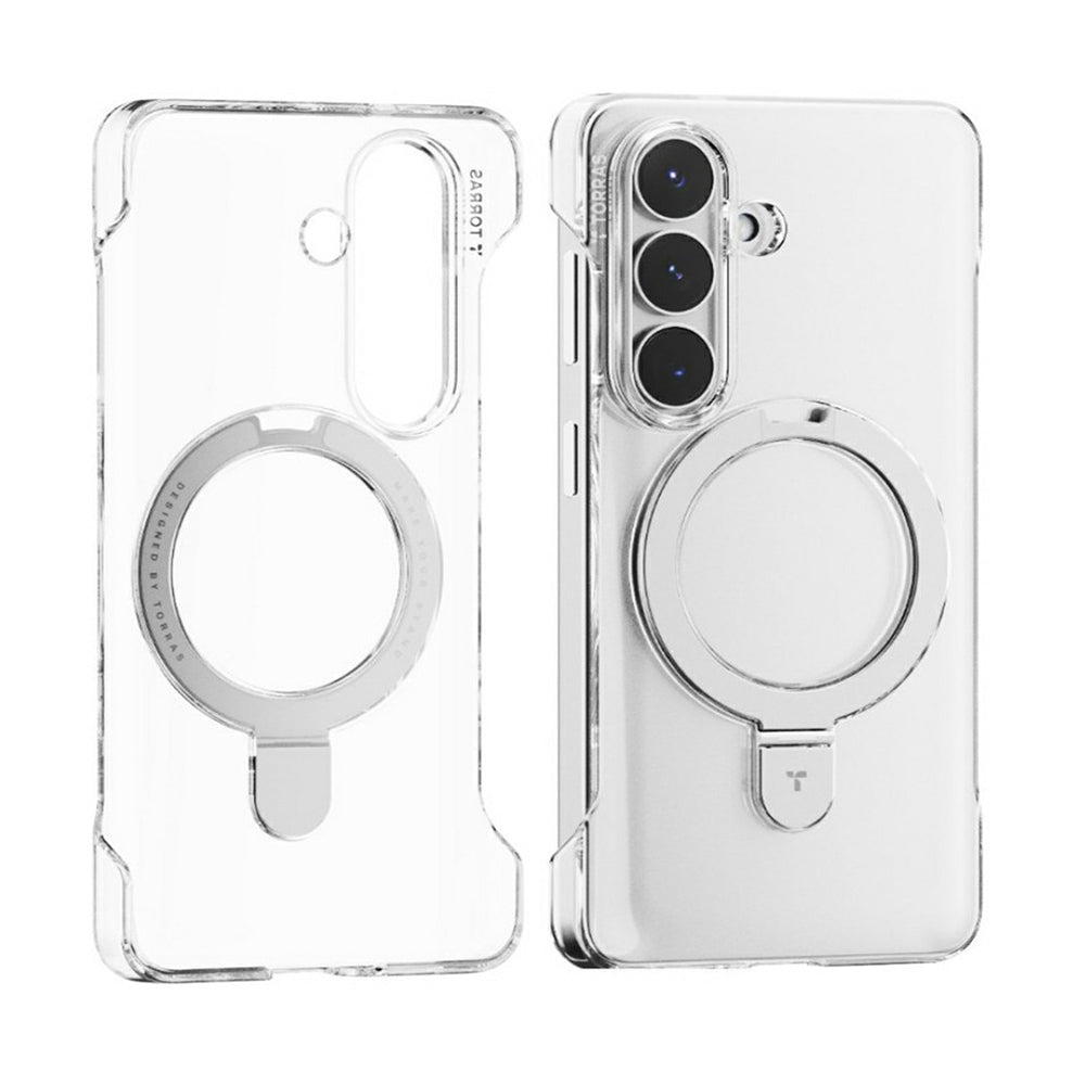 MagSafe cover til Samsung Galaxy S26 S942, Torras, Ostand Slim, Gennemsigtig