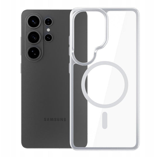 MagSafe cover til Samsung Galaxy S26 Ultra, 3MK, Armor MagCase, Gennemsigtig