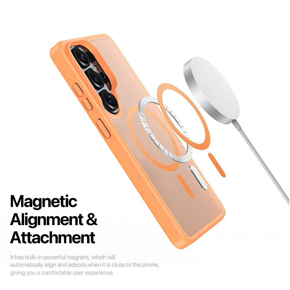 MagSafe-etui til Samsung Galaxy S26 Ultra S948, DUX DUCIS, Yind, Lyserød