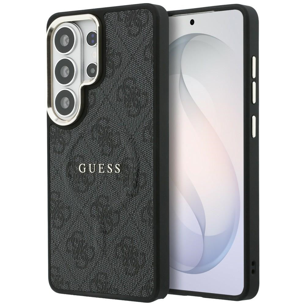 MagSafe cover til Samsung Galaxy S26 Ultra S948, Guess, 4G Embossed Ring, Sort