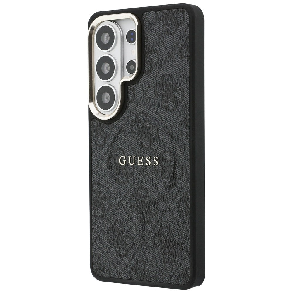 MagSafe cover til Samsung Galaxy S26 Ultra S948, Guess, 4G Embossed Ring, Sort