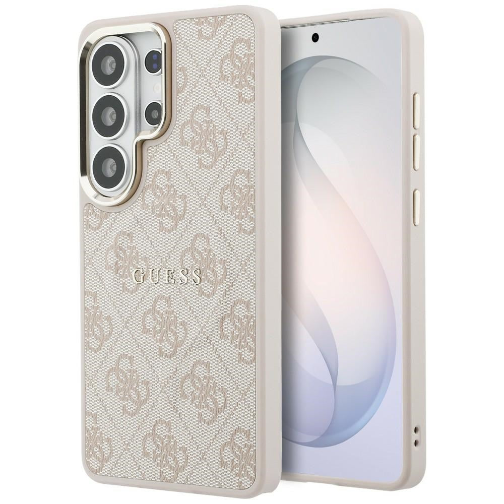 MagSafe cover til Samsung Galaxy S26 Ultra S948, Guess, 4G Embossed Ring, Pink