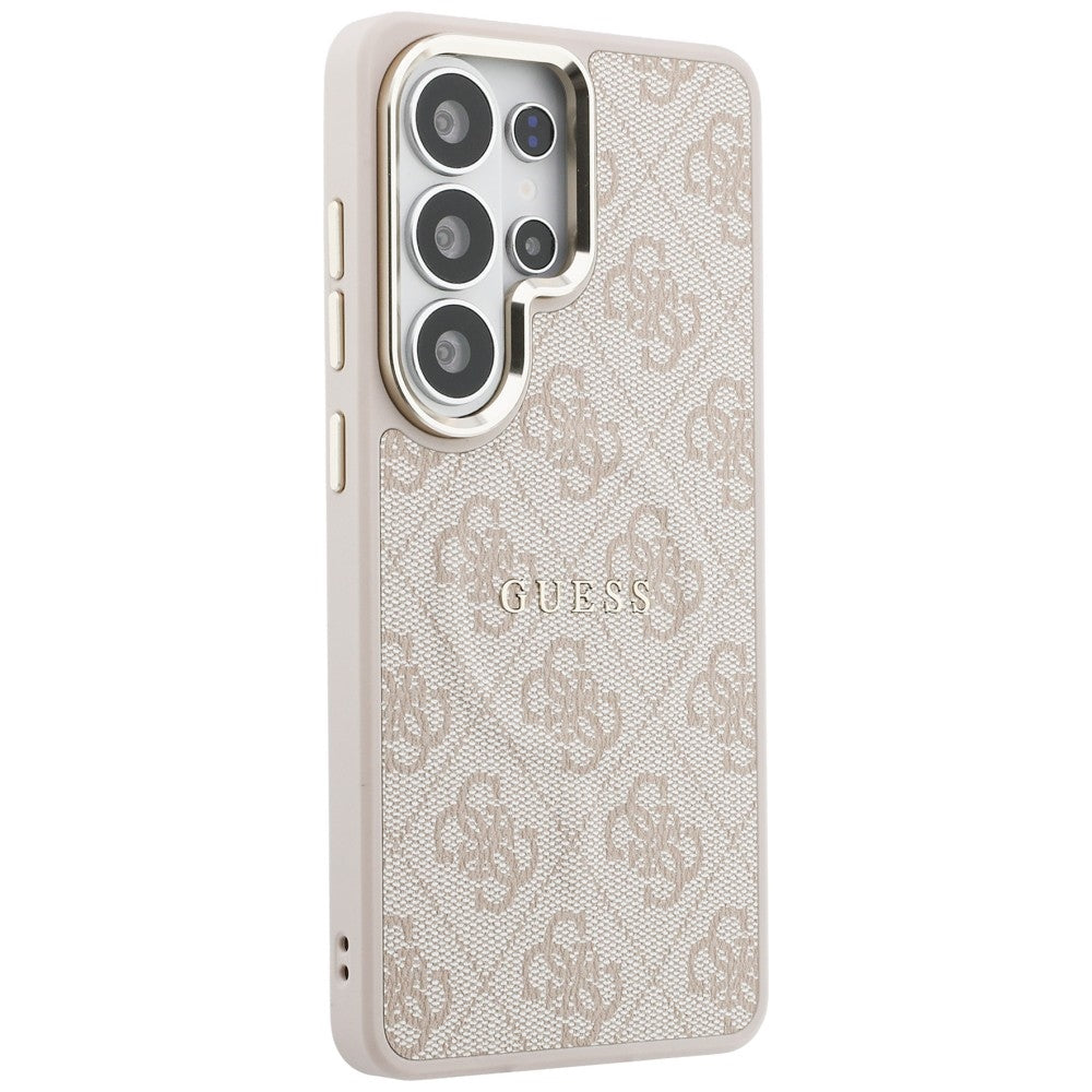 MagSafe cover til Samsung Galaxy S26 Ultra S948, Guess, 4G Embossed Ring, Pink