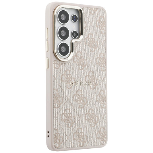 MagSafe cover til Samsung Galaxy S26 Ultra S948, Guess, 4G Embossed Ring, Pink