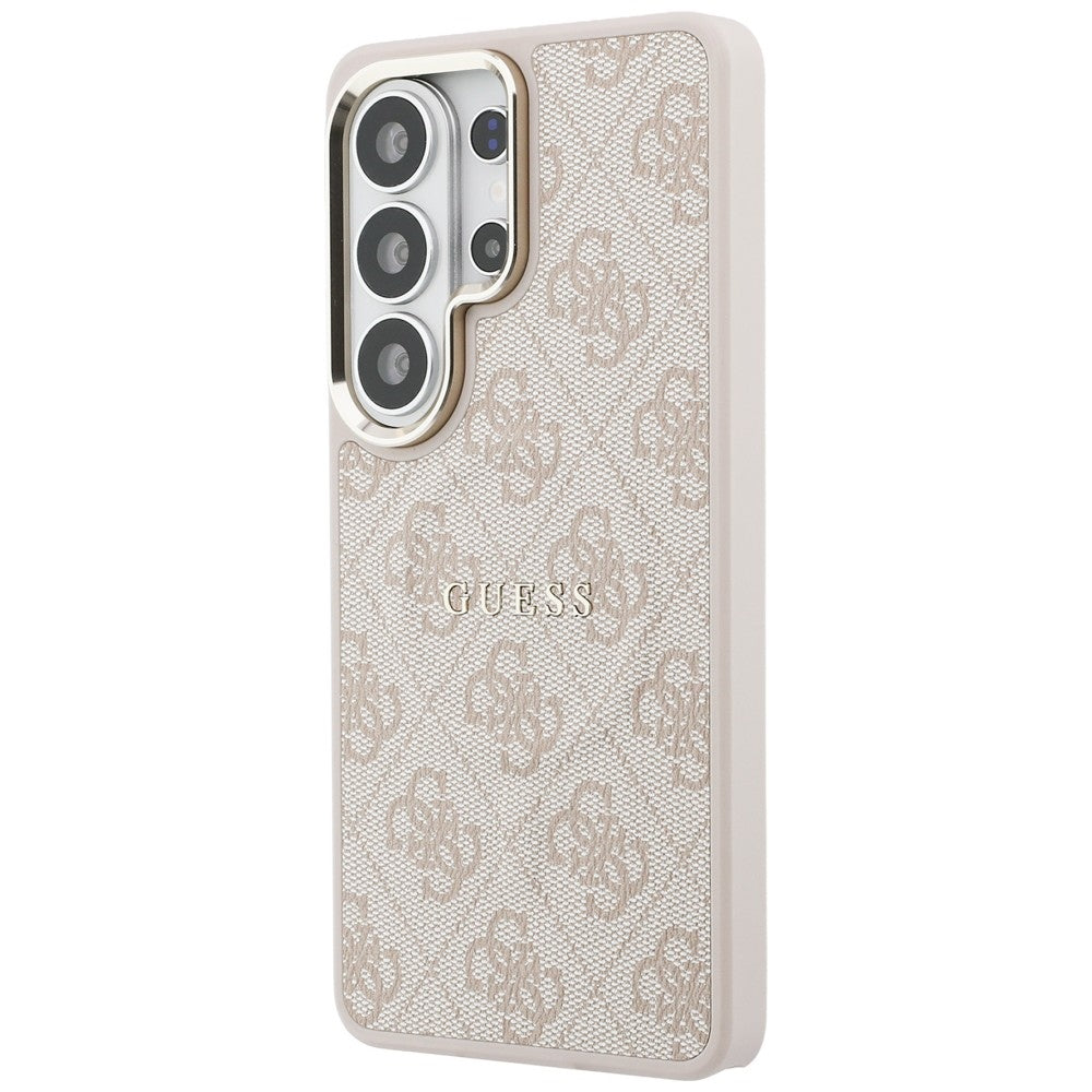 MagSafe cover til Samsung Galaxy S26 Ultra S948, Guess, 4G Embossed Ring, Pink