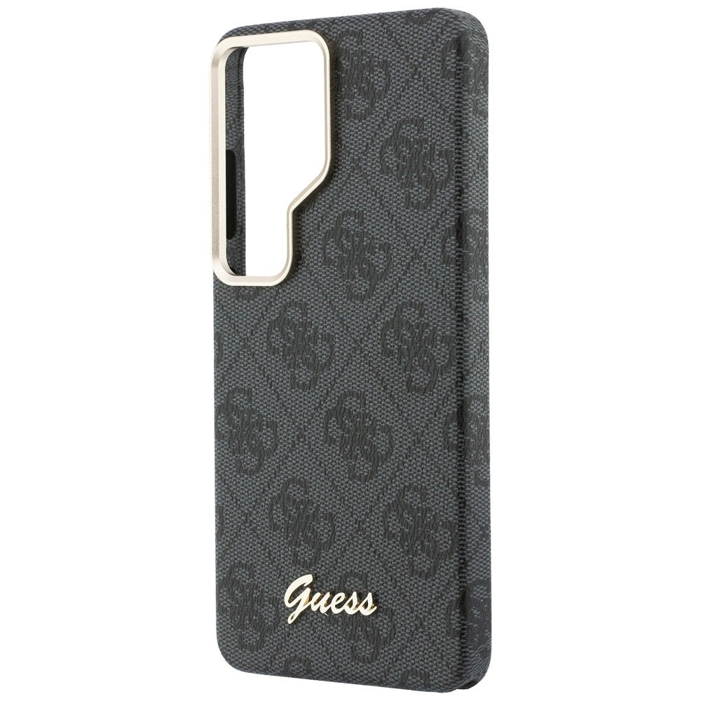 MagSafe cover til Samsung Galaxy S26 Ultra S948, Guess, 4G Script Logo, Sort