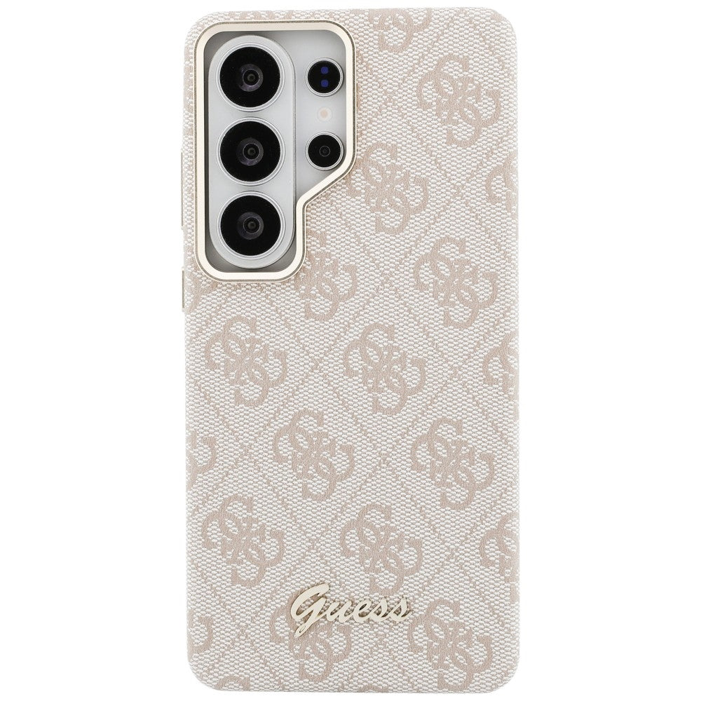 MagSafe cover til Samsung Galaxy S26 Ultra S948, Guess, 4G Script Logo, Pink