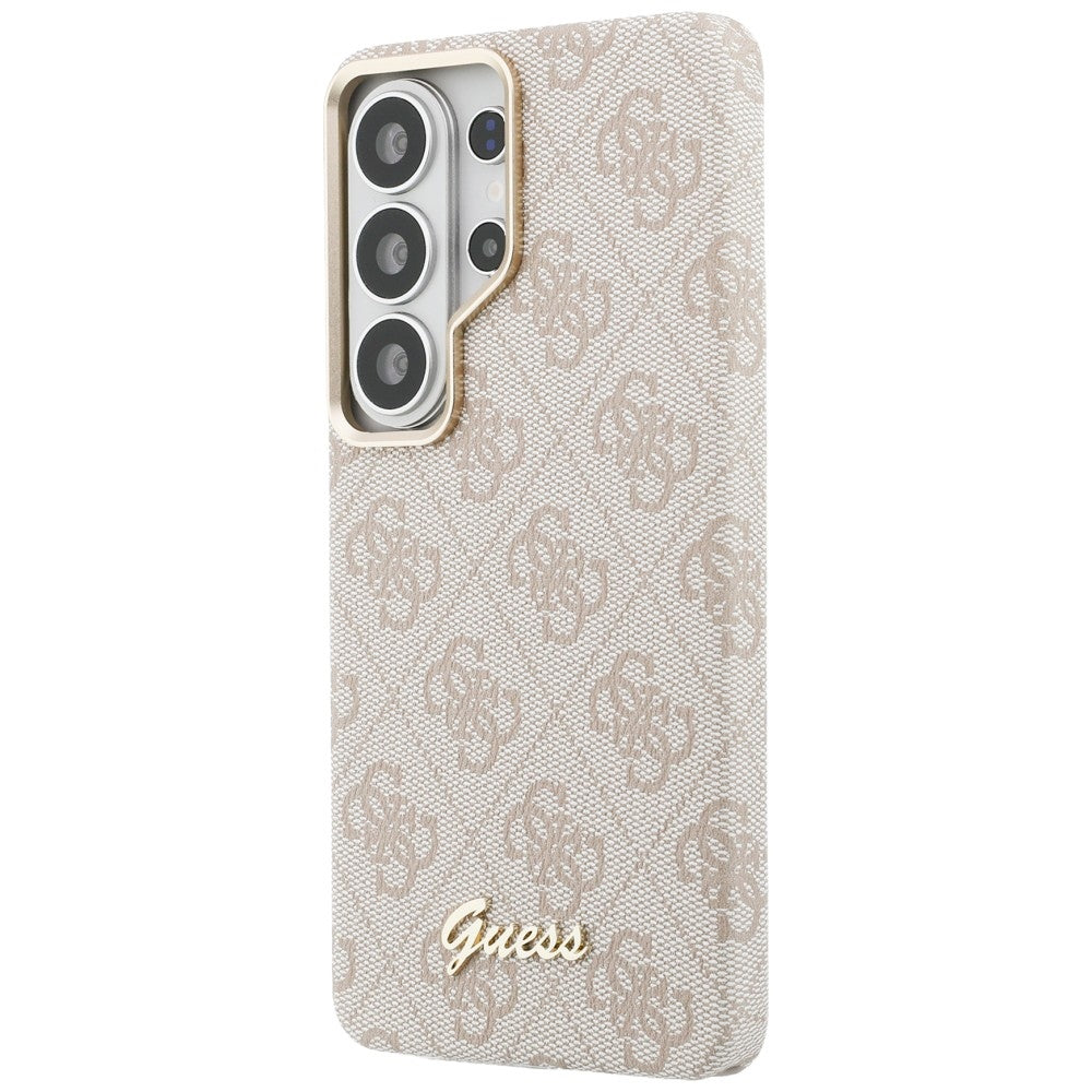 MagSafe cover til Samsung Galaxy S26 Ultra S948, Guess, 4G Script Logo, Pink