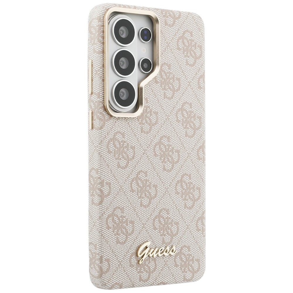 MagSafe cover til Samsung Galaxy S26 Ultra S948, Guess, 4G Script Logo, Pink