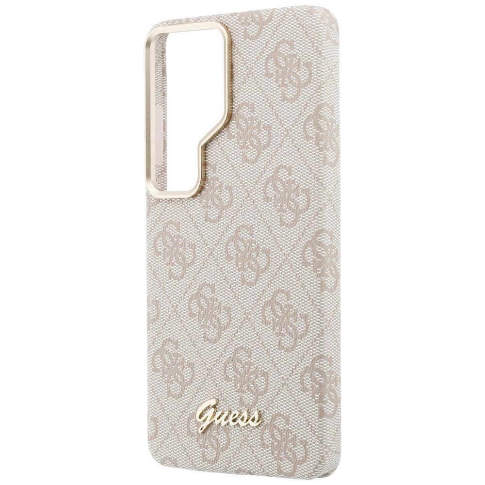 MagSafe cover til Samsung Galaxy S26 Ultra S948, Guess, 4G Script Logo, Pink