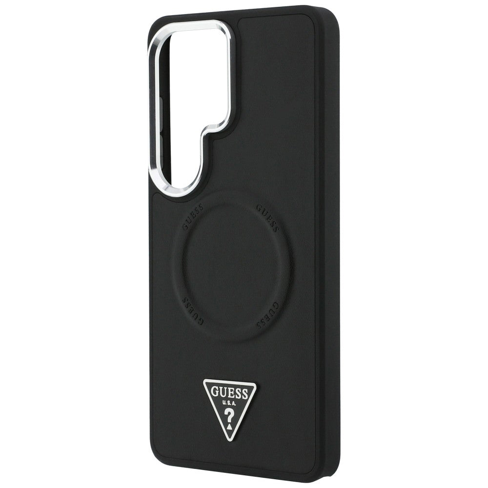 MagSafe cover til Samsung Galaxy S26 Ultra S948, Guess, Embossed Ring Triangle Logo, Sort