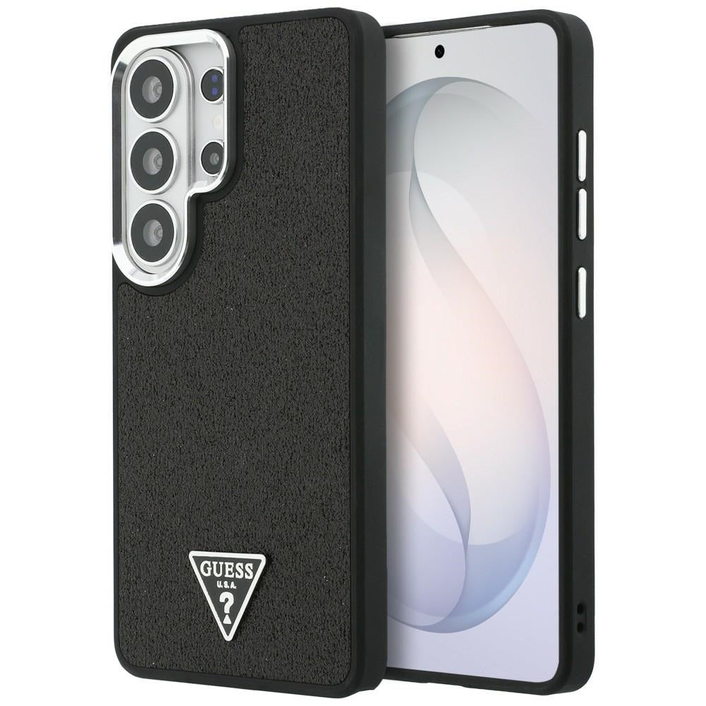 MagSafe cover til Samsung Galaxy S26 Ultra S948, Guess, Fixed Glitter Triangle Logo, Sort