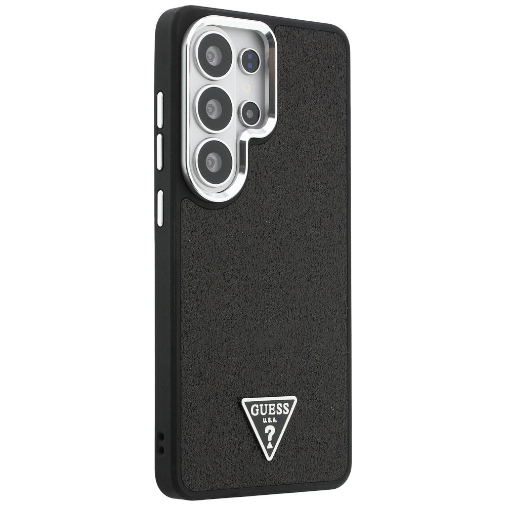 MagSafe cover til Samsung Galaxy S26 Ultra S948, Guess, Fixed Glitter Triangle Logo, Sort