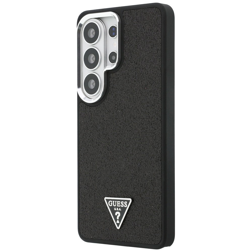 MagSafe cover til Samsung Galaxy S26 Ultra S948, Guess, Fixed Glitter Triangle Logo, Sort