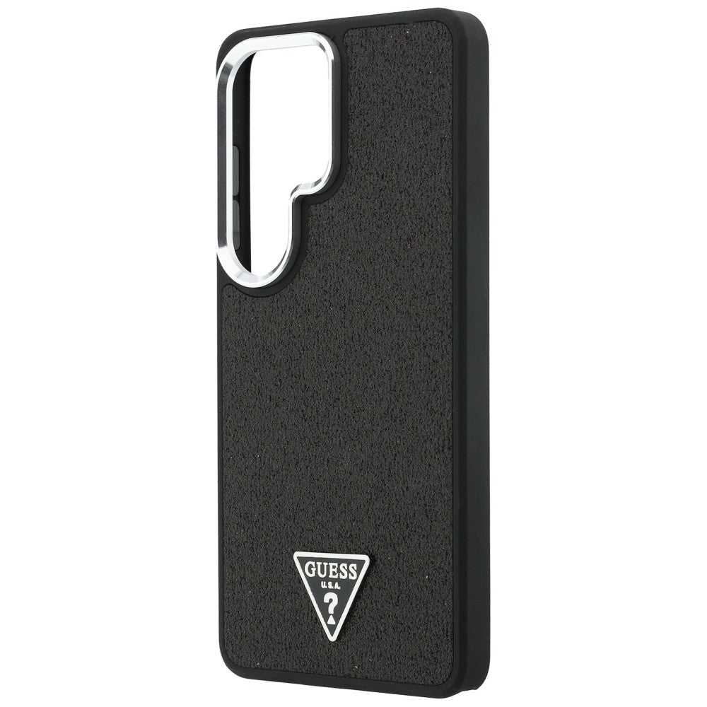 MagSafe cover til Samsung Galaxy S26 Ultra S948, Guess, Fixed Glitter Triangle Logo, Sort