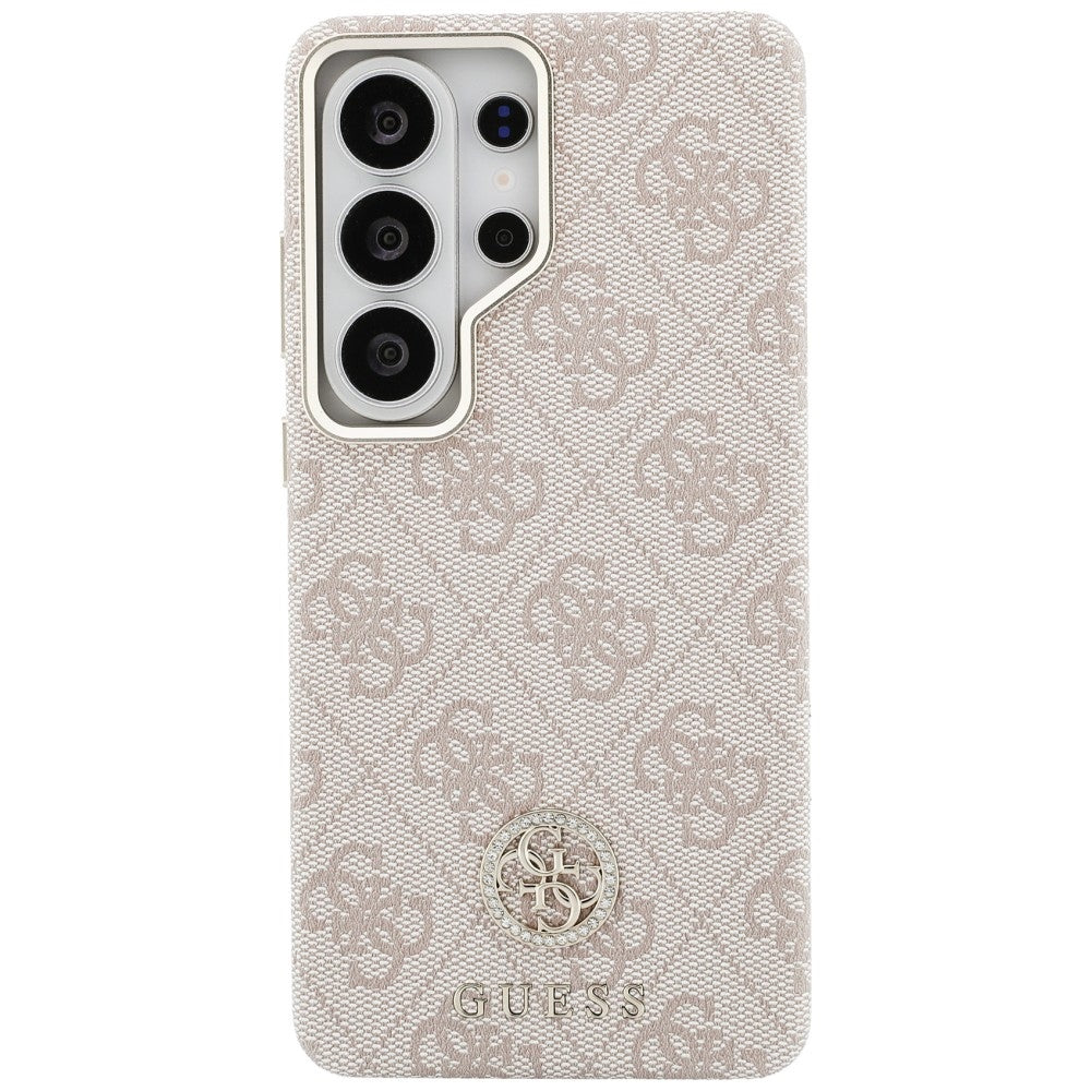 MagSafe cover til Samsung Galaxy S26 Ultra S948, Guess, Rhinestone Round Logo, Pink