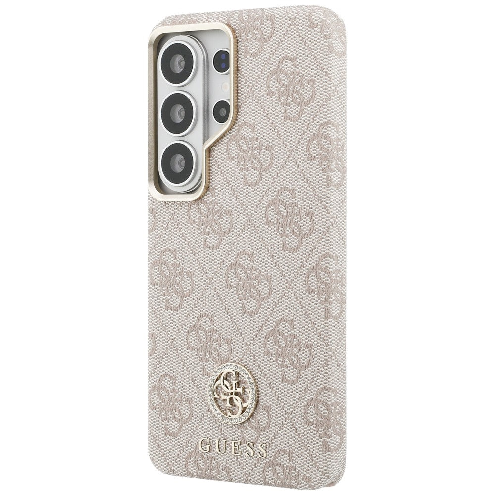 MagSafe cover til Samsung Galaxy S26 Ultra S948, Guess, Rhinestone Round Logo, Pink