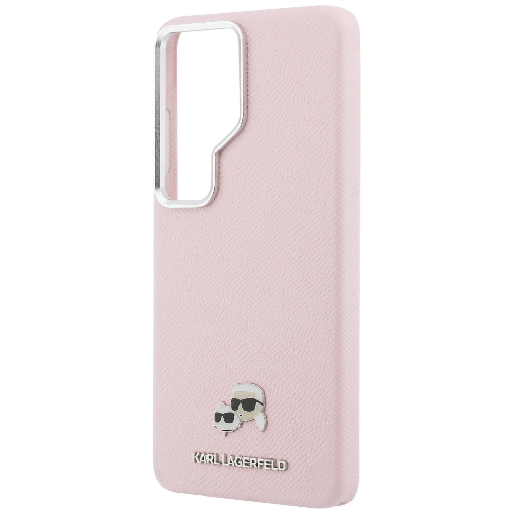 MagSafe cover til Samsung Galaxy S26 Ultra S948, Karl Lagerfeld, Karl & Choupette Head's Pin, Pink