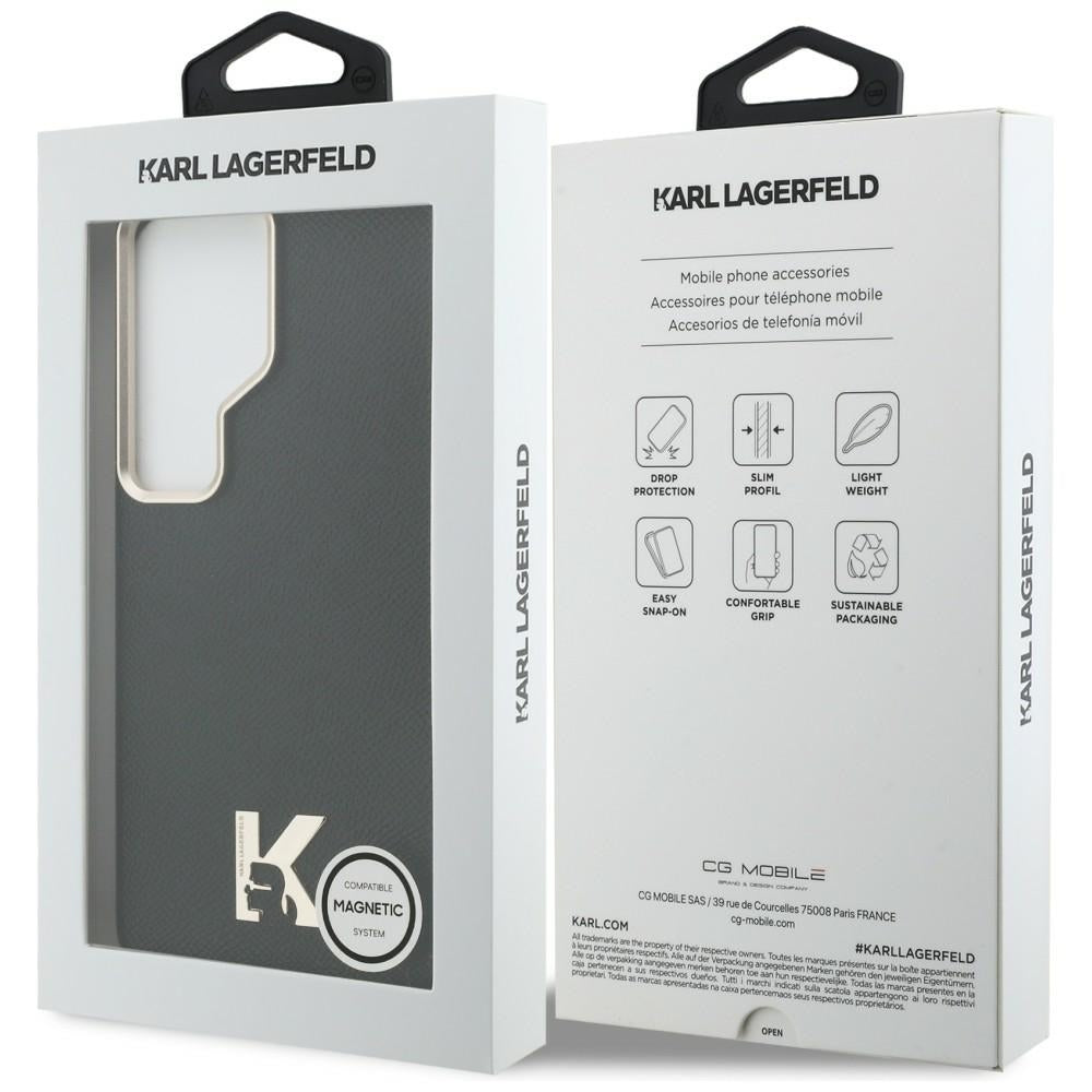 MagSafe cover til Samsung Galaxy S26 Ultra S948, Karl Lagerfeld, Karl Head Logo, Sort