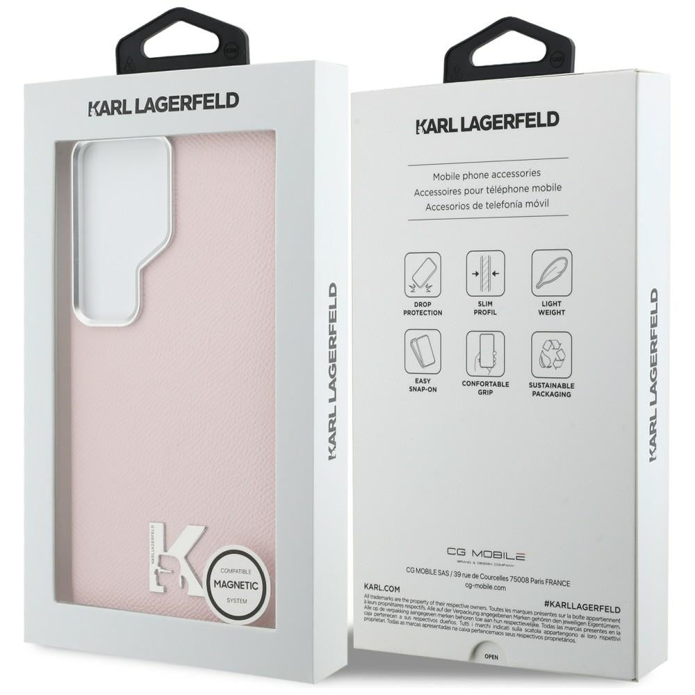 MagSafe cover til Samsung Galaxy S26 Ultra S948, Karl Lagerfeld, Karl Head Logo, Pink
