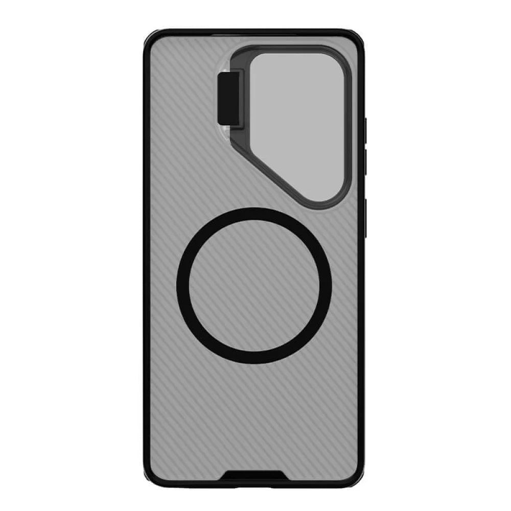 MagSafe-etui til Samsung Galaxy S26 Ultra S948, Nillkin, CamShield Prop, Sort Transparent